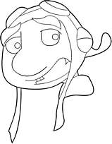 coloriage chasseur de dragons Gwizdo